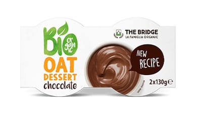 The Bridge Bio oat-based chocolate-flavoured dessert cup