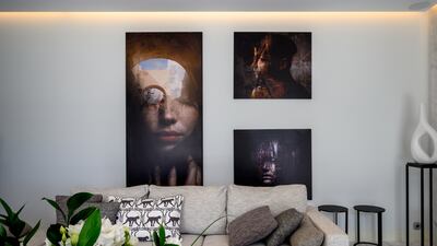 The interiors of Villa Phaedra