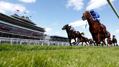 It was the first time for Night Of Thunder, right, under James Doyle but they proved a winning combination. Alan Crowhurst / Getty Images