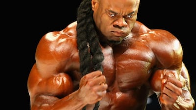 Bodybuilder Kai Greene will be in Dubai this weekend. Getty Images