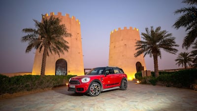 A Mini at rest after braving desert sands. All photos courtesy Mini