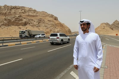 Ahmed Al Sheryani, who frequently travels from his home in Al Ain to Salalah, has flown to the Omani resort town for the past three years due to road safety concerns. Ravindranath K / The National