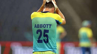 Defenders' Kyle Abbott feels the heat in Abu Dhabi in the game between Auckland Aces and the Boost Defenders.