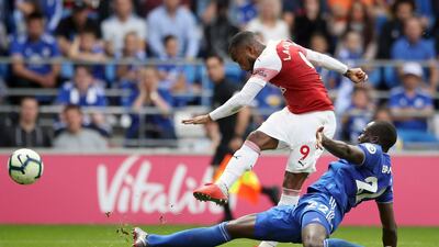 Striker: Alexandre Lacazette (Arsenal) - Showed what he can do on his first start of the season by rifling the winner at Cardiff City and combining well with Pierre-Emerick Aubameyang. AP Photo