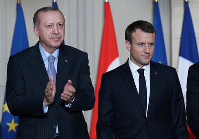 Different viewpoints: Recep Tayyip Erdogan and Emmanuel Macron differ over future EU prospects for Turkey AP