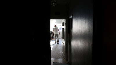 Mr Kayasan tries to keep as active as possible, despite being confined to his home.