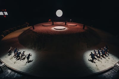 Territorial Conquest challenge, set on a sand dune. Photo: Netflix