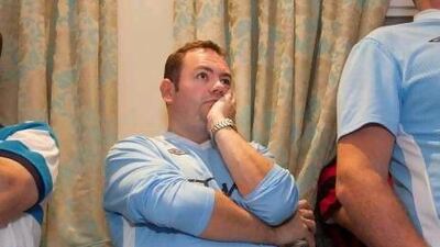 Fans take in the action during the Manchester City vs Queens Park Rangers game.