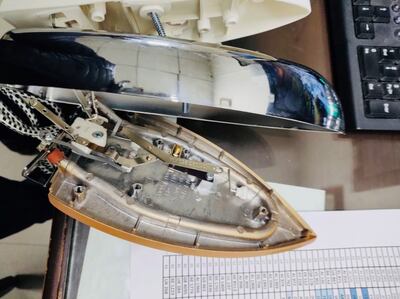 Gold worth about Dh164,000 was intercepted by customs officials in Delhi. Photo: Delhi Customs