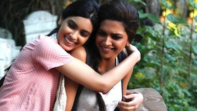 Padukone and Diana Penty in 'Cocktail' (2012). Padukone was lauded for her performance in the film, which also featured Saif Ali Khan. Photo: Studios