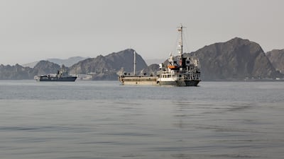 The Strait of Hormuz has to be rid of an estimated 80 mines for maritime traffic to pick up again in earnest. Getty Images