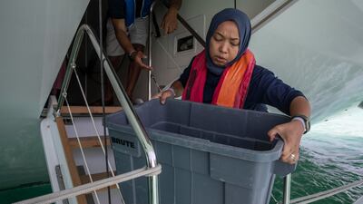 Once released, most turtles migrate to where they were born or other popular nesting and feeding areas. Antonie Robertson / The National