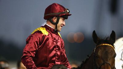 Francois-Xavier Bertras celebrates riding The Right Man. Francois Nel / Getty Images