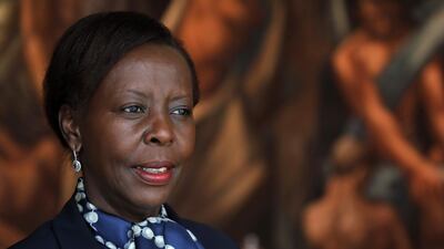 Rwanda Foreign Affairs Minister, Louise Mushikiwabo, who is running for Secretary General of the International Organisation of La Francophonie (OIF). AFP