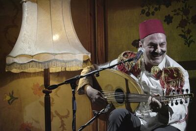 As well as performing, Ziad El Ahmadie is also the musical director of 'Hishik Bishik'. Courtesy of Metro Al Madina