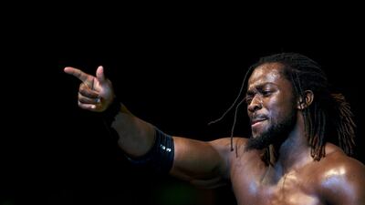 WWE World Heavyweight champion Kofi Kingston is heading to Saudi again. A title match with Kevin Owens, the man he is currently feuding with, looks most likely here. Chris Pike / The National
