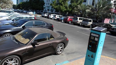 Parking in the capital will be free from midnight on Thursday until 8am on Sunday for the National Day holiday. Sammy Dallal / The National