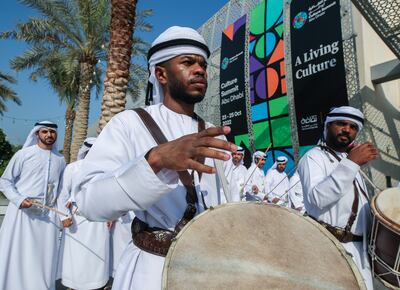 The Culture Summit Abu Dhabi was full of thought-provoking discussions and heritage performances. Victor Besa / The National