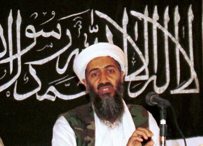 Al Qaeda leader Osama bin Laden at a news conference in Khost, Afghanistan in 1998. Mazhar Ali Khan / AP Photo