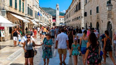 Gargantuan cruise ships and Game of Thrones fans are clogging Croatia's Dubrovnik: with many of the cruise ship tourists on all-inclusive packages stopping for just a few hours, some local businesses are benefiting very little from the rise in numbers. Photo / AFP