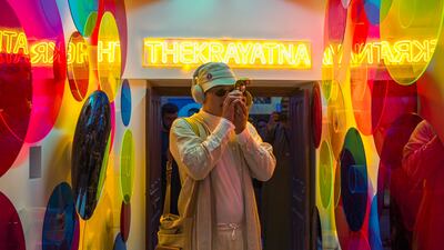 From Thekraytna, an exhibition by the Khaleeji Art Museum at Dubai’s Sikka Art & Design Festival 2023. Photo: Khaleeji Art Museum