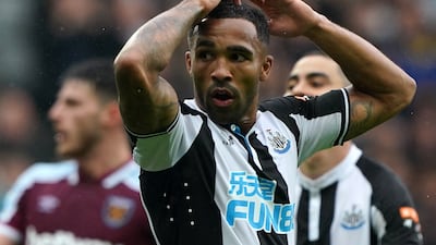 Newcastle United striker Callum Wilson has been ruled out of the game against Manchester United due to a thigh injury. PA