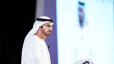 Mohammed Al Gergawi, Minister of Cabinet Affairs and the Future Reem Mohammed / The National