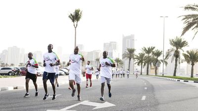 The Dubai Unity Run on November 25, 2016, helped raise funds for the Al Noor Training Centre for Persons with Disabilities and raise awareness for people with special needs. Reem Mohammed / The National