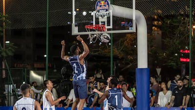 The Red Bull Half Court 3x3 basketball competition was held at Satwa Park in Dubai. Antonie Robertson / The National