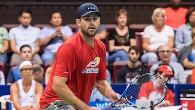 PHILADELPHIA, PA - JULY 25: Tennis player Andy Roddick attends the 2017 Mylan World TeamTennis New York Empire vs Philadelphia Freedoms match at Michael J. Hagan Arena at St. Joseph's University on July 25, 2017 in Philadelphia, Pennsylvania (Photo by Gilbert Carrasquillo/Getty Images)
