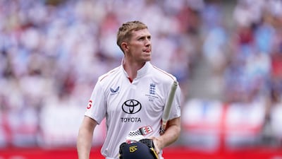 Zak Crawley was dismissed for a pair, failing to score in both innings, in the first Test against Australia. PA