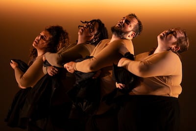 The choreography of XXL is both forceful and celebratory. Photo: Sharjah Arts Foundation