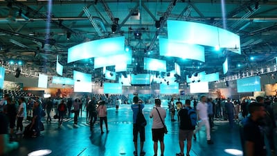Visitors try out Electronic Arts at Gamescom. Mathis Wienand / Getty