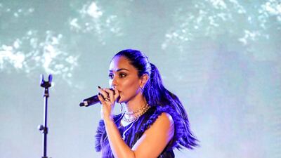 Soul singer Layla Kardan headlined the first night of Breakout DXB festival. Courtesy Hyku D Photography