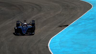 Mercedes' Belgian driver Stoffel Vandoorne during practice. (Photo by Getty