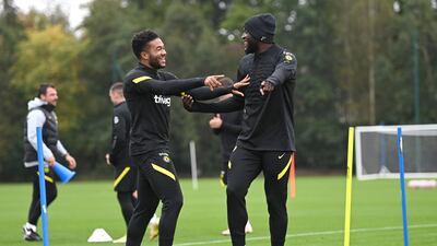 Reece James and Romelu Lukaku prepare for the trip to Brentford.