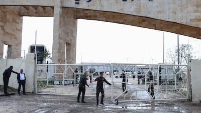 Iraqi security forces reopen the Rabia border crossing, which was closed early in the Syrian civil war. Reuters