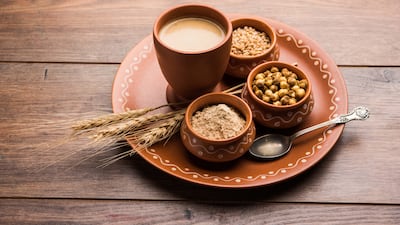 Sattu is a protein-rich drink made with roasted flour, cumin and buttermilk.
