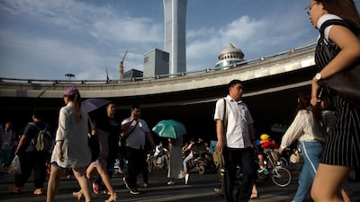 Guo Shuqing, head of China’s banking and insurance regulator, is the highest-ranking financial official so far to publicly comment on the trade war since bilateral negotiations deteriorated earlier this month. Photo: AP/Mark Schiefelbein
