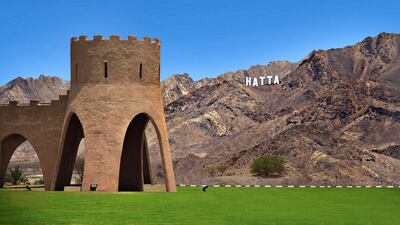Sign in Hatta. Courtesy Meraas