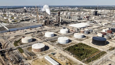The ExxonMobil petroleum refining complex in Baytown, Texas. EPA