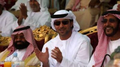 Sheikh Hazza (centre) called on the football officials and clubs to work hard and reach the levels of professionalism in administration, finance and marketing that would turn the league into one of the beacons of Asian football.