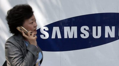 Samsung’s smartphone profits have been hit at both ends of the spectrum.. Lee Jin-man / AP Photo