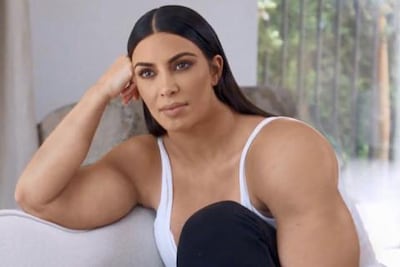 The template for the 'Gym Kardashian' meme