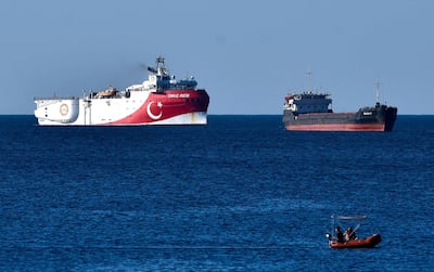 Manoeuvres by Turkish research ship the Oruc Reis have catalysed the maritime ructions. AP