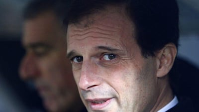 AC Milan sacked Massimiliano Allegri on Monday. Davide Spada / AP