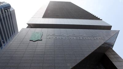 The National Bank of Abu Dhabi (NBAD) headquarters on Khalifa Street overtook Baynunah in 2002. It has 33 floors and stands 173 metres. Ravindranath K / The National