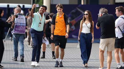 Mclaren driver Oscar Piastri in Abu Dhabi