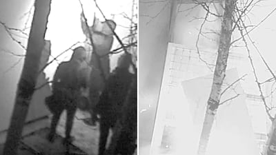 A Dutch police video shows a group using explosives to break into a museum. Photo: Politie Eenheid Noord-Nederland