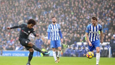 Right midfield: Willian (Chelsea) – Combined superbly with Eden Hazard, scored and suggested he should have been playing more often with his display at Brighton. Gareth Fuller / AP Photo